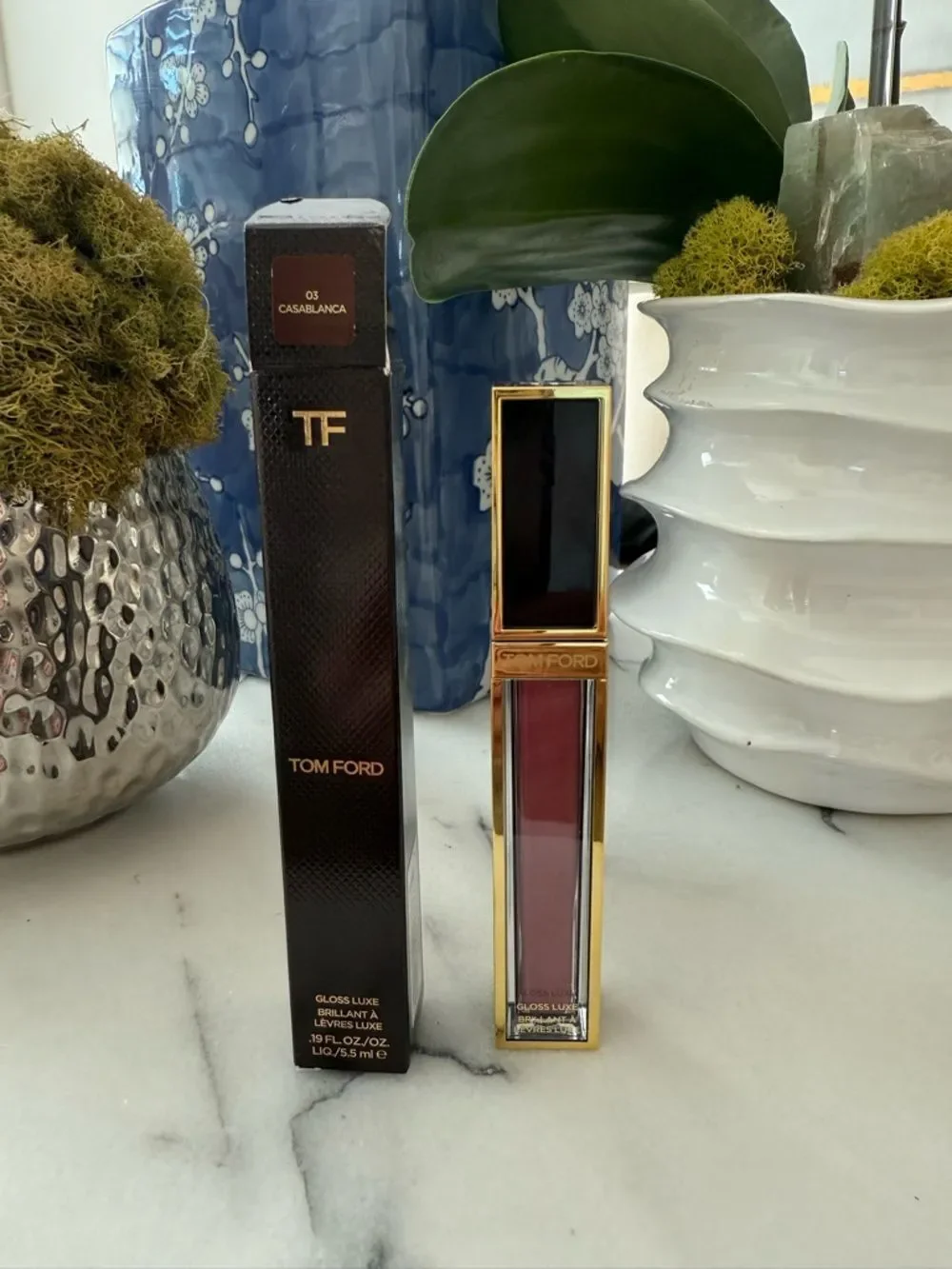 TOM FORD Shine Gloss Luxe Lip Gloss with Hydrating Jojoba Oil & High